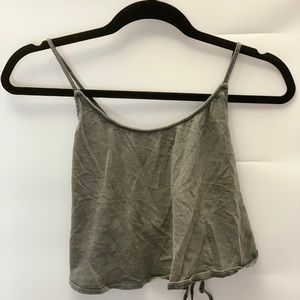 Open Back Crop Top